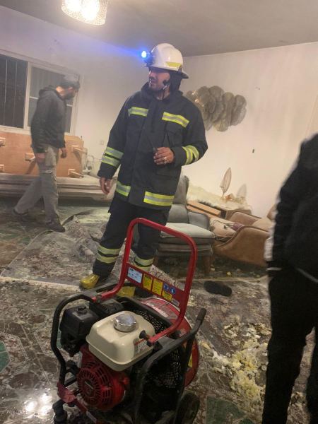 إخماد حريق داخل منزل في برطعة